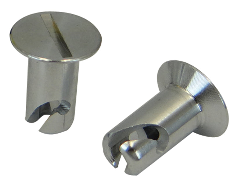 Moroso Quick Fastener - Flush Head - 5/16in x .500in - Aluminum - 10 Pack-thumbmail-1