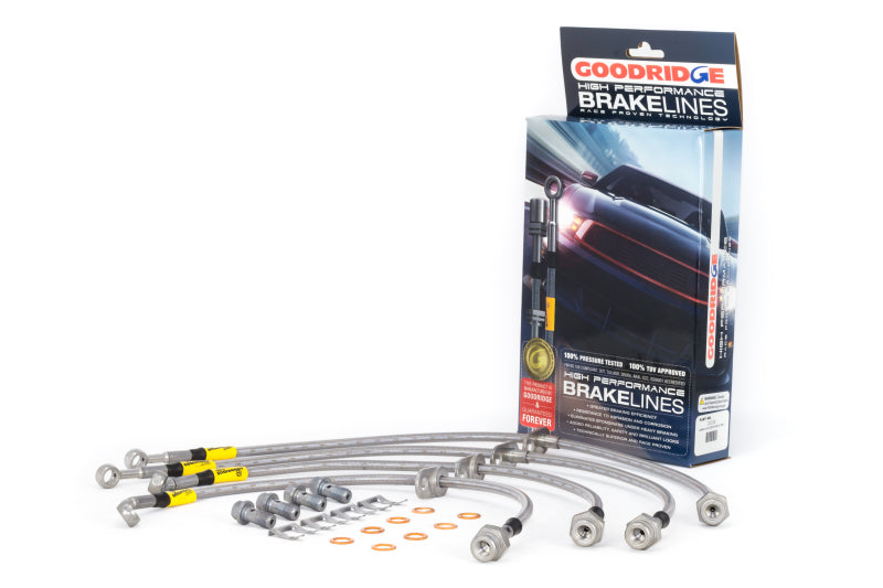 Goodridge 12-13 Honda Civic (Si Models) / 13 Acura ILX 2.4L Lrg Disc SS Brake Lines-thumbmail-2