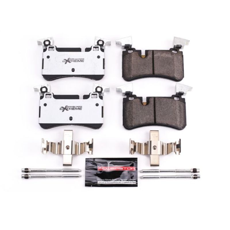 Power Stop 08-13 Mercedes-Benz C63 AMG Rear Z26 Extreme Street Brake Pads w/Hardware-thumbmail-1