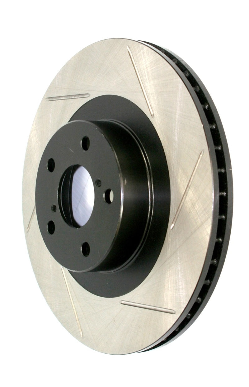 StopTech Power Slot 05-07 Cadillac XLR / 06-09 Chevy Corvette Front Left Slotted Rotors-thumbmail-1