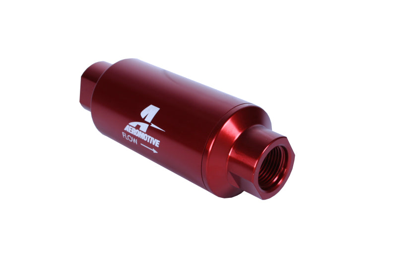 Aeromotive In-Line Filter - (AN-10) 10 Micron Microglass Element Red Anodize Finish-thumbmail-5