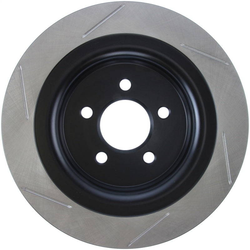 StopTech 2015 Ford Mustang GT w/ Brembo Brakes Left Rear Slotted Brake Rotor-thumbmail-6
