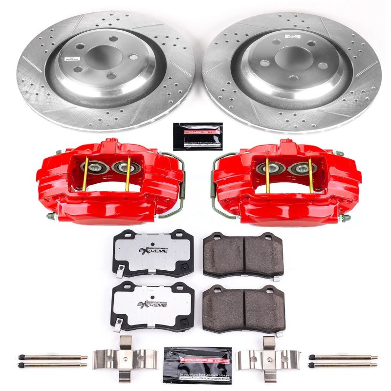 Power Stop 05-10 Chrysler 300 Rear Z26 Street Warrior Brake Kit w/Calipers-thumbmail-1