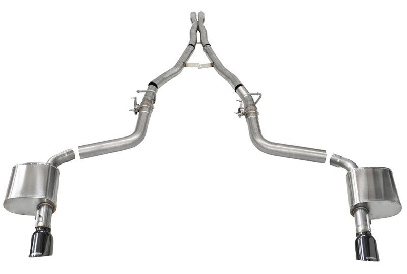 Corsa 15-21 Charger SRT/Hellcat/Redeye 2.75in Valved Catback DRE w/ Single 4.5in Blk PVD Tips-thumbmail-5