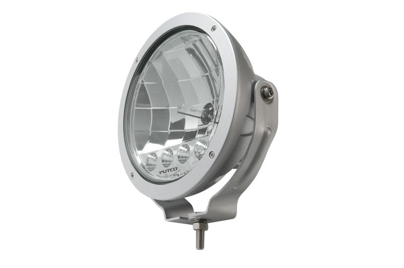 Putco HID Lamp w/4 LED DayTime Running Lights - 9in Silver Housing w/ Clear Lens HID Off Road Lamps-thumbmail-1