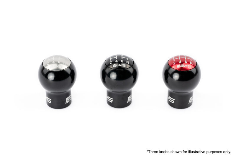 AMS Performance Subaru WRX/STi 6-Speed Billet Shift Knob (Incl Red, Black, & Gunmetal Cap)-thumbmail-4