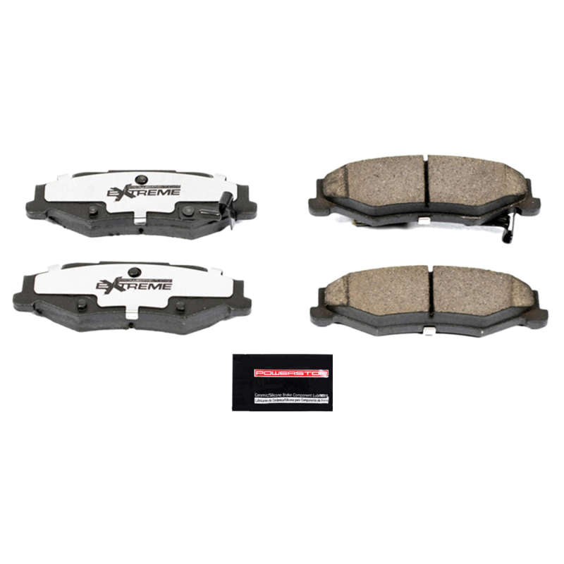 Power Stop 04-09 Cadillac XLR Rear Z26 Extreme Street Brake Pads w/Hardware-thumbmail-1