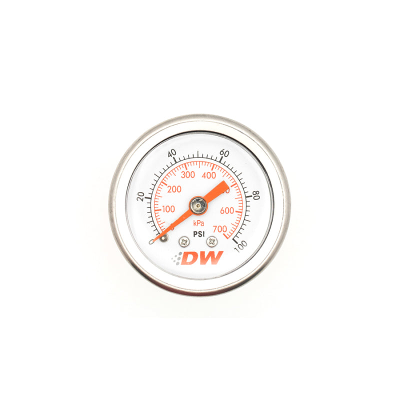 DeatschWerks 0-100 PSI 1/8in NPT Mechanical Fuel Pressure Gauge-thumbmail-2