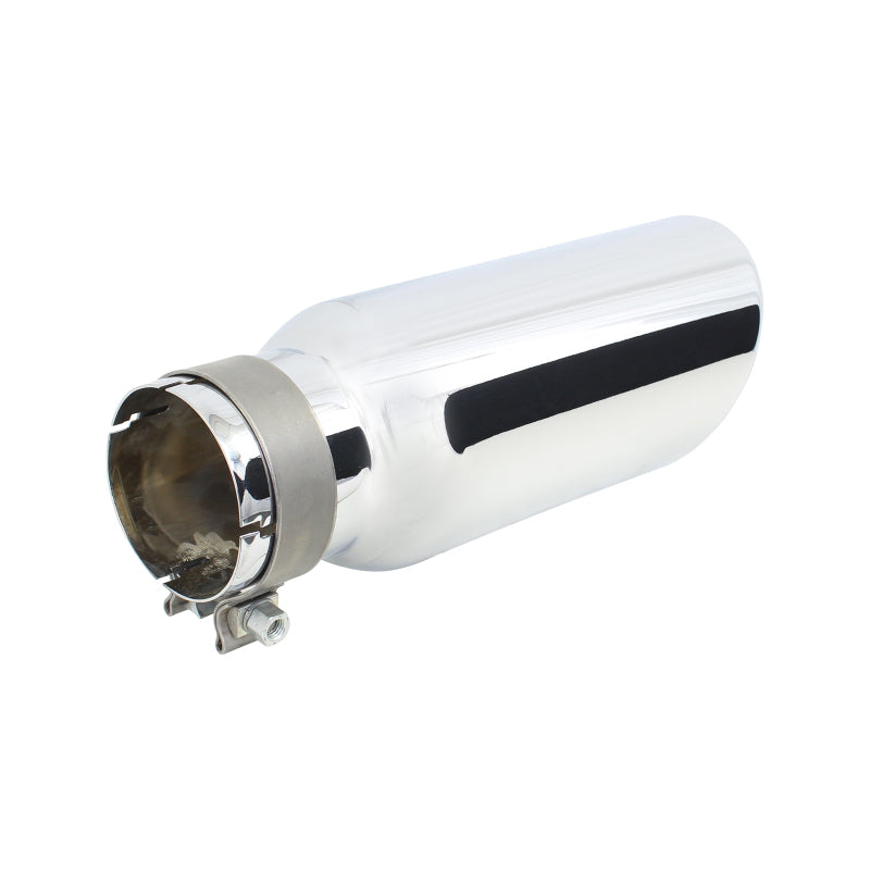 Go Rhino Exhaust Tip - Chrome - ID 3 1/2in x L 14in x OD 5in-thumbmail-5