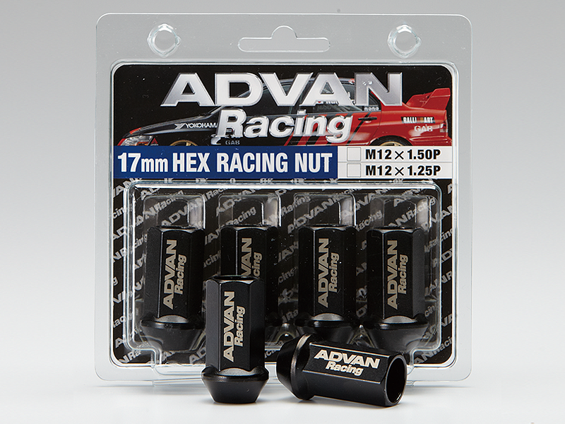 Advan Lug Nut 12X1.25 (Black) - 4 Pack-thumbmail-1