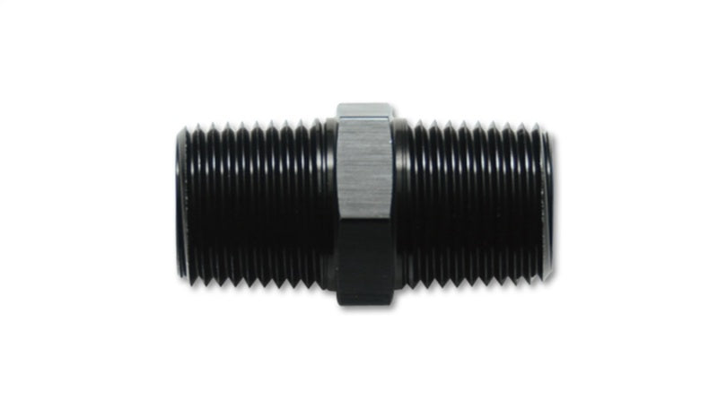 Vibrant 1/2in NPT x 1/2in NPT Straight Union Pipe Adapter Fitting - Aluminum-thumbmail-2