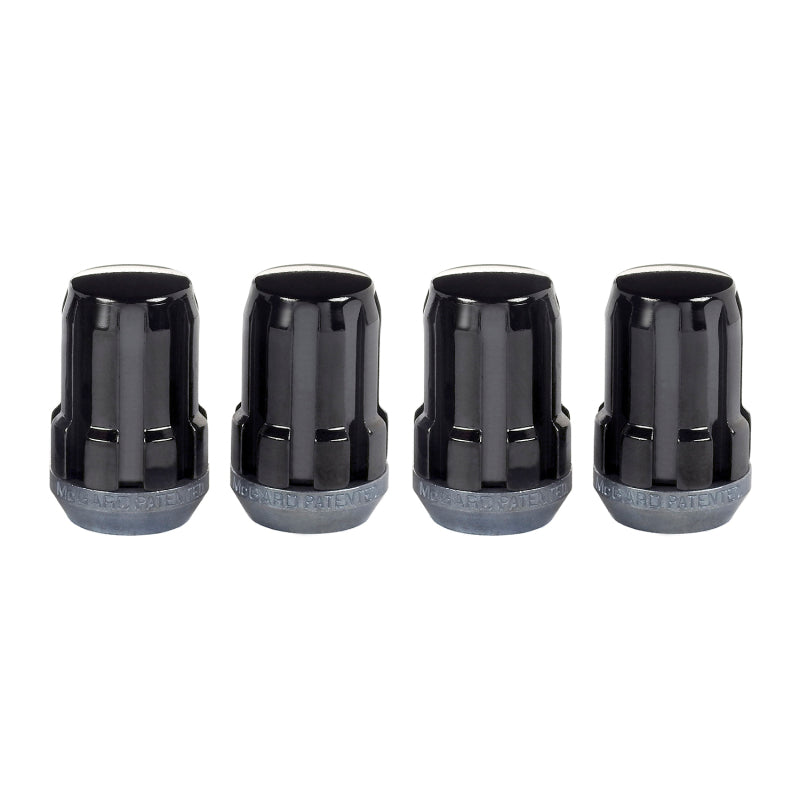 McGard SplineDrive Lug Nut (Cone Seat) M12X1.5 / 1.24in. Length (4-Pack) - Black (Req. Tool)-thumbmail-4