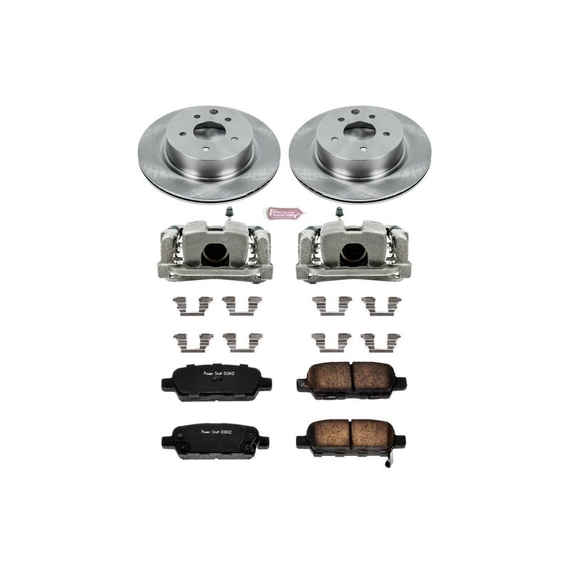 Power Stop 08-12 Infiniti EX35 Rear Autospecialty Brake Kit w/Calipers-thumbmail-1