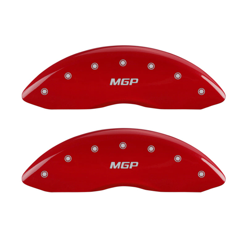 MGP 4 Caliper Covers Engraved Front & Rear MGP Red finish silver ch-thumbmail-2