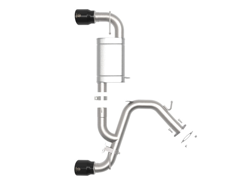 aFe 21-22 Hyundai Veloster N L4-2.0L Takeda 3in 304 SS Axle-Back Exhaust System w/ Black Tip-thumbmail-5