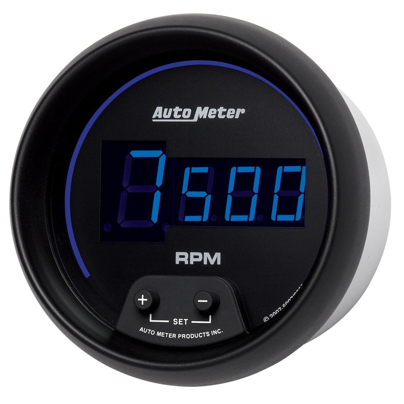 Autometer Cobalt Digital 85.7mm Black In-Dash Tachometer-thumbmail-3
