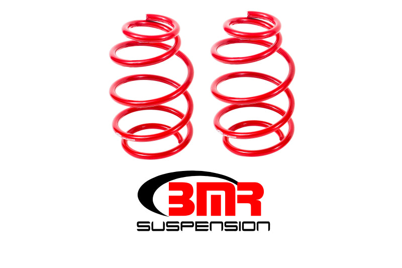 BMR 10-15 5th Gen Camaro V8 Front Lowering Springs - Red-thumbmail-1