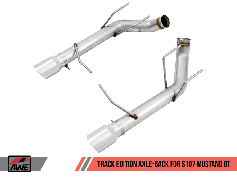 AWE Tuning S197 Mustang GT Axle-back Exhaust - Track Edition (Chrome Silver Tips)-thumbmail-3