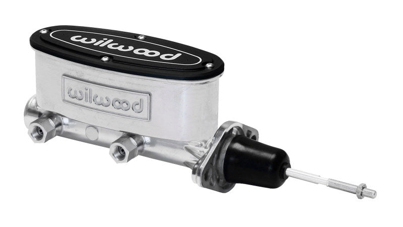 Wilwood High Volume Tandem Master Cylinder - 15/16in Bore Ball Burnished-W/Pushrod-thumbmail-1