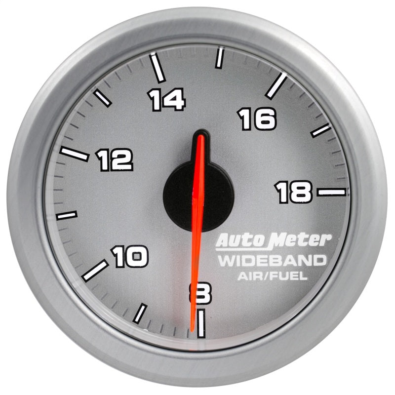 Autometer Airdrive 2-1/6in Wideband Air / Fuel Gauge 10:1-17:1 ARF Range - Silver-thumbmail-5