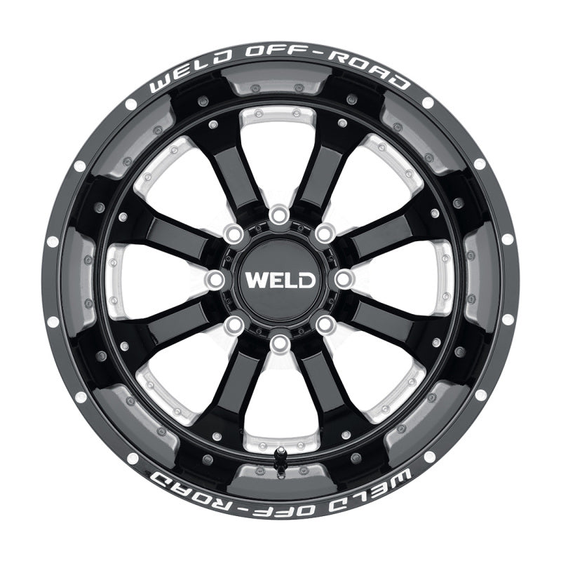 Weld Off-Road W125 20X12 Granada Six 6X139.7 ET-44 BS4.75 Gloss Black MIL 106.1-thumbmail-3