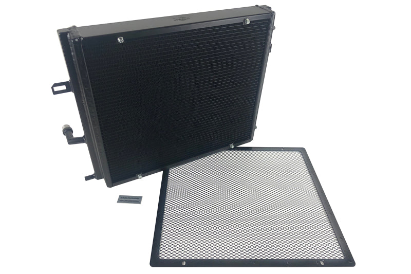CSF BMW B58/B48 Front Mount Triple-Pass Heat Exchanger w/Rock Guard - Black-thumbmail-11