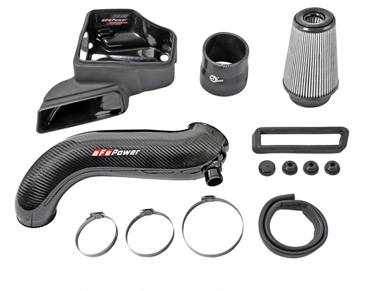 aFe 15-19 VW Golf R (MKVII) L4-2.0L (t) Track Series Carbon Fiber Intake System w/ Pro DRY S Filter-thumbmail-8