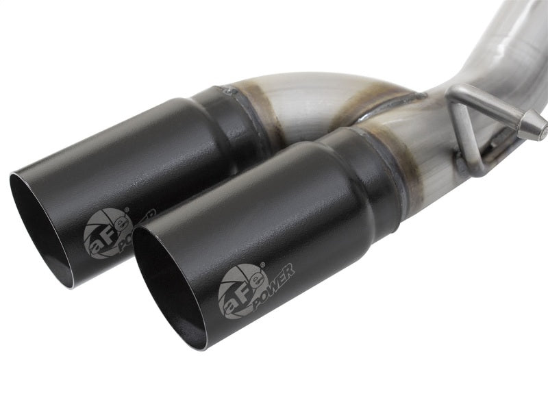 aFe Rebel Series CB 3in Middle Side Exit SS Exht w/ Black Tips 15-17 Chevy Colorado / GMC Canyon-thumbmail-10