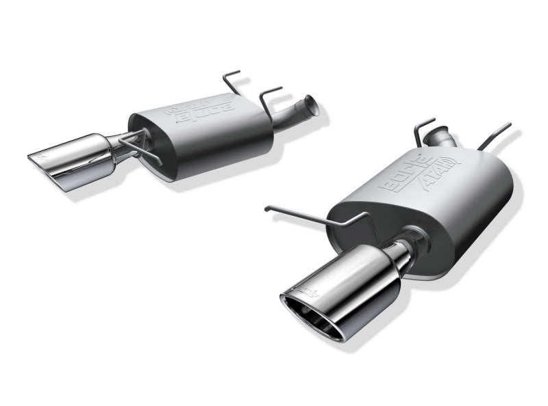Borla 11-14 Ford Mustang 3.7L 6cyl Aggressive ATAK Exhaust (rear section only)-thumbmail-2