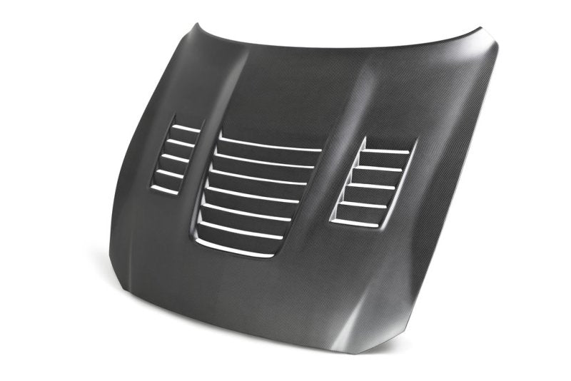 Anderson Composites 15-19 Ford Mustang Shelby GT350 Type-CR Double Sided Carbon Fiber Hood-thumbmail-6
