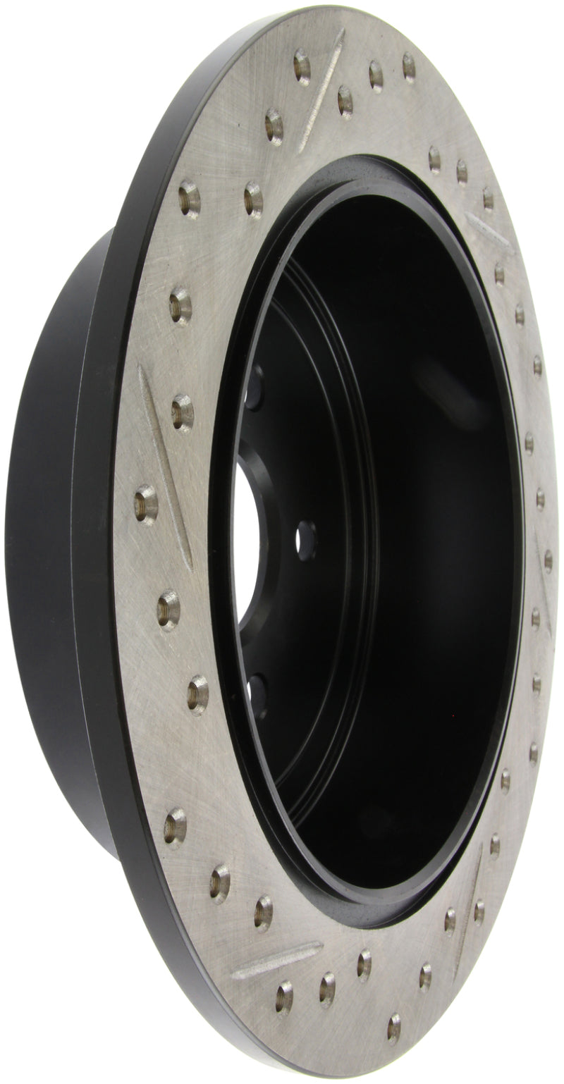 StopTech 08-10 Impreza WRX (Exc STi)/08-10 Impreza Coupe/Sedan Slotted & Drilled Left Rear Rotor-thumbmail-1