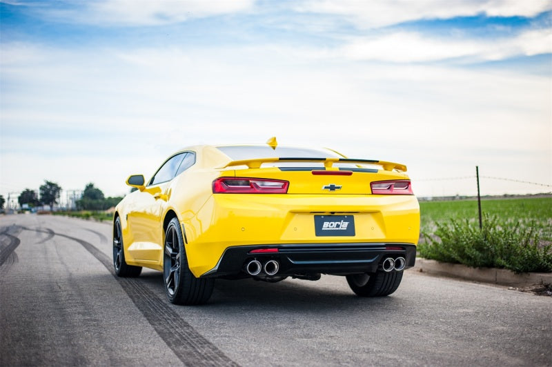 Borla 2016 Chevy Camaro 6.2L AT/MT S-Type Rear Section Exhaust w/o Dual Mode Valves-thumbmail-4