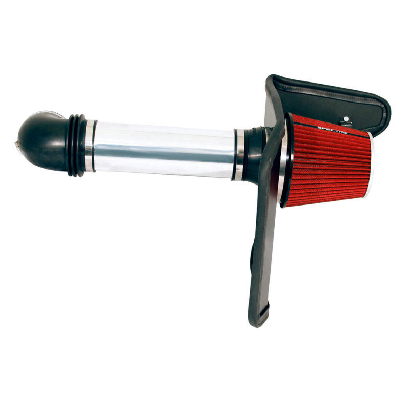 Spectre 10-11 Chevy Camaro V6-3.6L F/I Air Intake Kit - Clear Anodized w/Red Filter-thumbmail-2