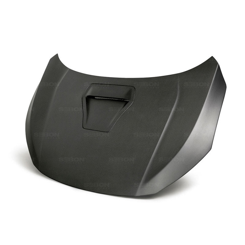 Seibon 17-18 Honda Civic Type-R OEM-Style Dry Carbon Fiber Hood-thumbmail-4