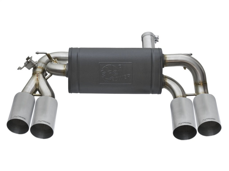 aFe MACHForce XP 3in - 2 1/2in Axle Back 304SS Exhaust w/ Polished Tips 16-17 BMW M2 (f87)-thumbmail-8