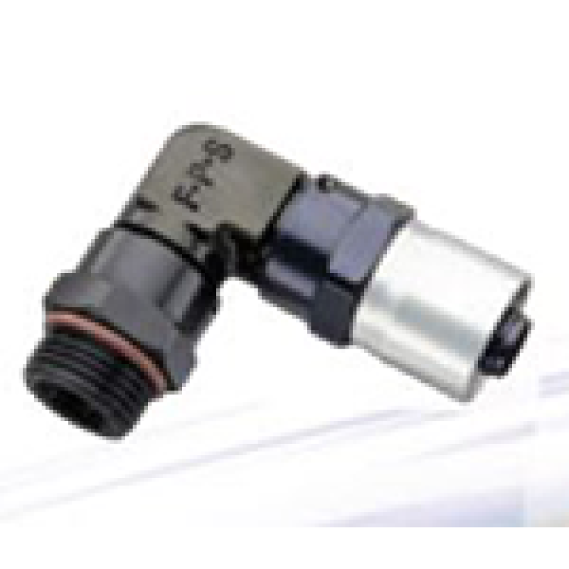 Fragola -6AN x 90 Degree Sport Crimp Hose End x -6AN Male ORB (9/16-18)-thumbmail-1