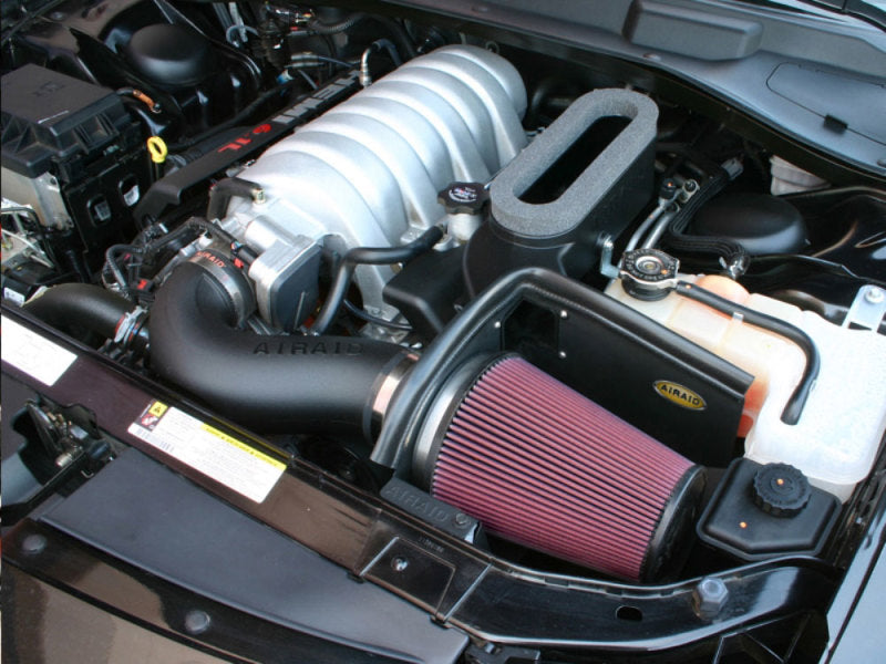 Airaid 06-10 Dodge Charger / 08 Magnum SRT8 6.1L Hemi CAD Intake System w/ Tube (Oiled / Red Media)-thumbmail-3