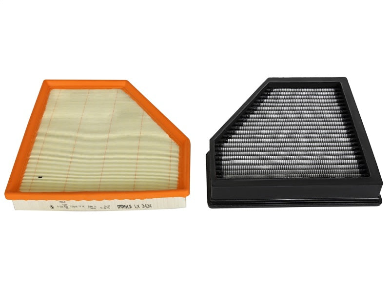 aFe MagnumFLOW Pro DRY S OE Replacement Filter 2016 BMW 340i (F30) L6-3.0L (t) (B58)-thumbmail-6