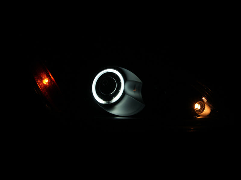 ANZO 2004-2007 Mitsubishi Lancer Projector Headlights w/ Halo Black (CCFL)-thumbmail-3