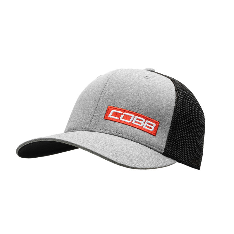 Cobb Tuning Mesh 2-Tone Stretch Cap - Heather/Black-thumbmail-1
