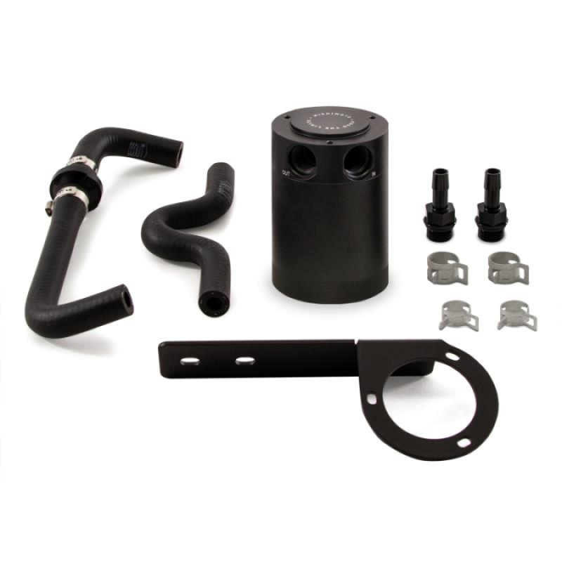 Mishimoto 2017+ Honda Civic Type R Baffled Oil Catch Can Kit - Black-thumbmail-2