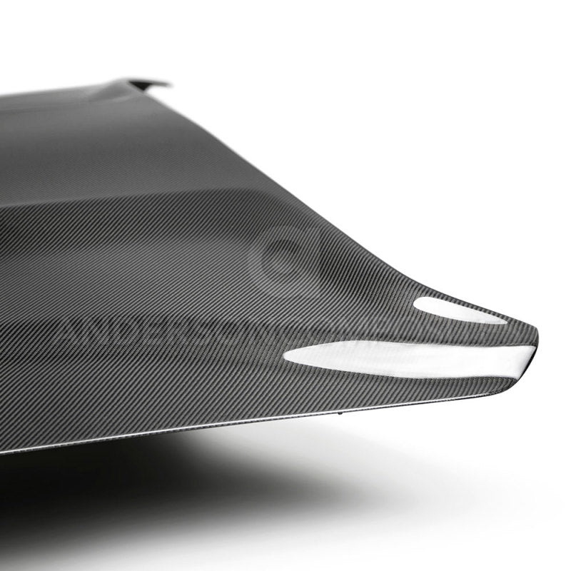 Anderson Composites 2018 Ford Mustang Type-GR Double Sided Carbon Fiber Hood-thumbmail-3