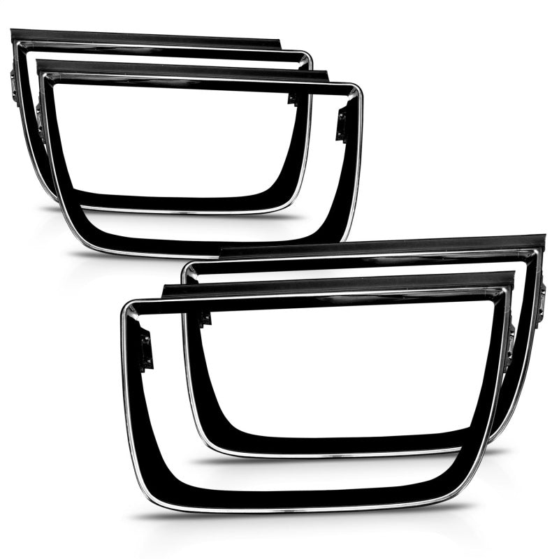 ANZO 2010-2013 Chevrolet Camaro Taillight Bezels - 4pc Gloss Black-thumbmail-6