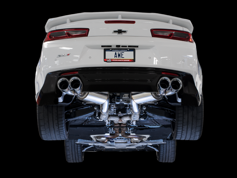 AWE Tuning 16-19 Chevrolet Camaro SS Axle-back Exhaust - Touring Edition (Quad Chrome Silver Tips)-thumbmail-6
