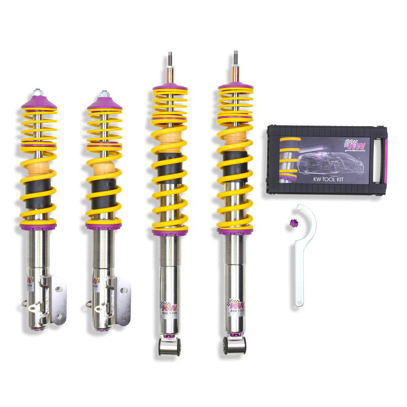 KW Coilover Kit V3 VW Golf II / Jetta II (19E) 2WD all engines-thumbmail-2