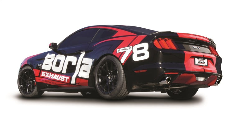 Borla Atak Cat-Back 15-17 Ford Mustang GT 5.0L V8 MT/AT 3in pipe 4in tip-thumbmail-4