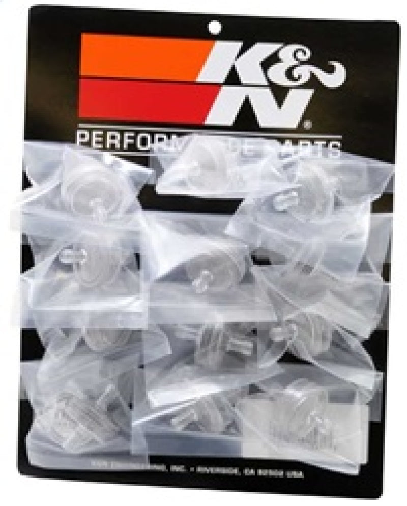 K&N Stainless Mesh Fuel Filter 12in LN Gas Filter .25in FLG 1.75in L-thumbmail-6