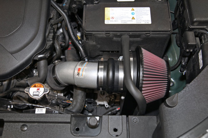 K&N 14-16 Kia Soul L4 2.0L Typhoon Cold Air Intake Aluminum Silver-thumbmail-4