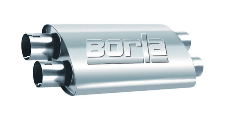 Borla 2.50in Dual In/Out 19in x 9.5in x 4in PRO-XS Muffler-thumbmail-1