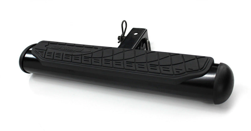 Go Rhino 4in Oval Hitch Step - Black-thumbmail-2